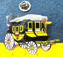 POSTKUTSCHE LANDAUER 8PLÄTZE SCHWEIZER POST PIN ENAMEL GROSS
