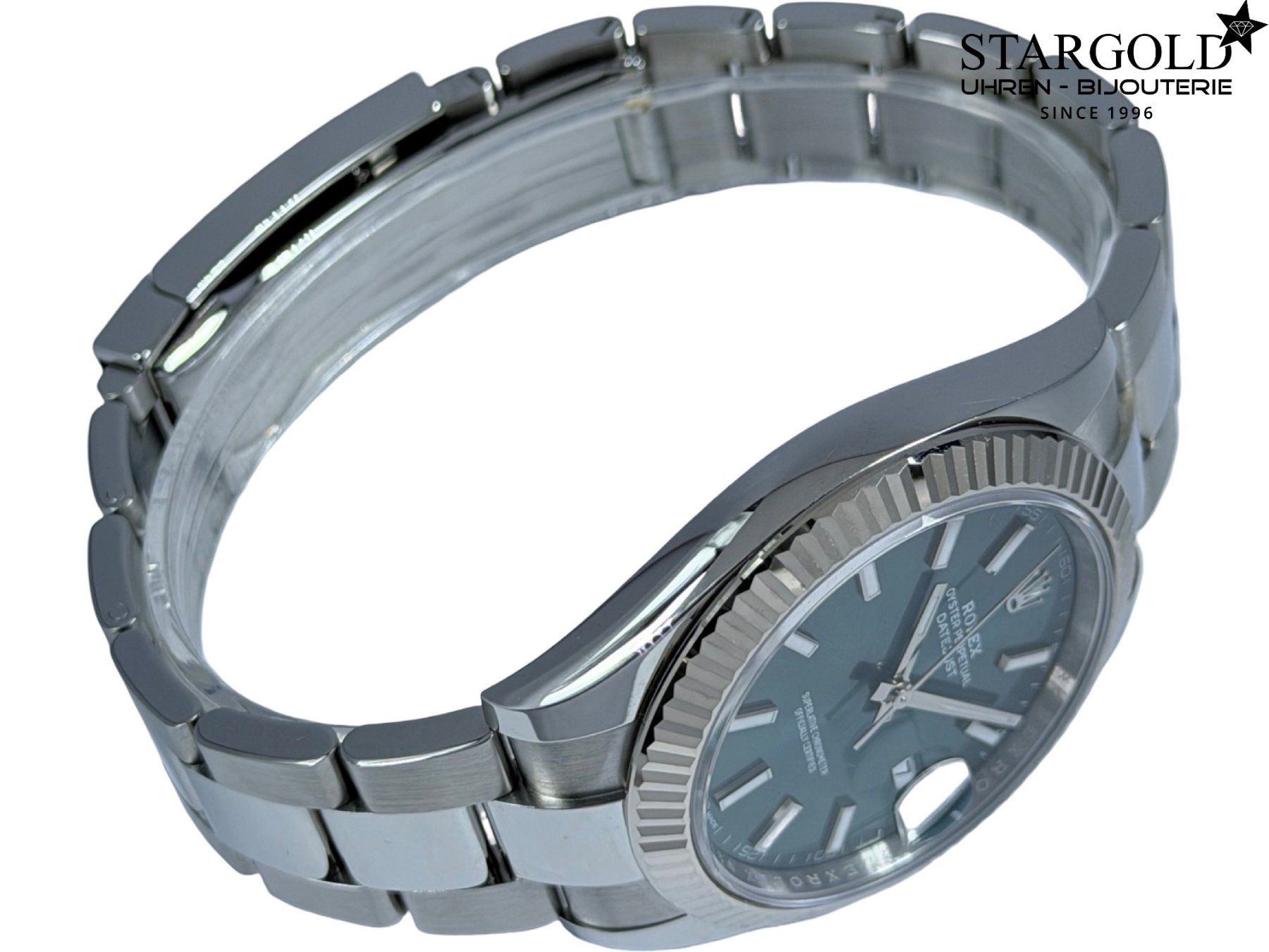Rolex Montres: Rolex Datejust 41 Mintgrün - 126334 – D'occasion à Zürich par Stargold-Uhren 7