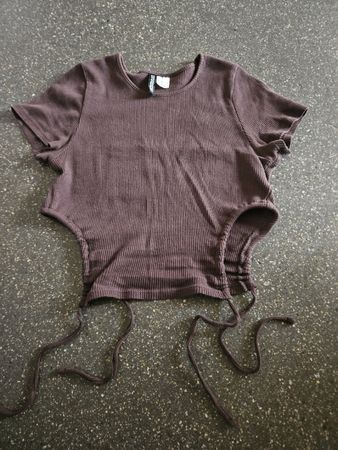 braunes Top Grösse XS von Divided H&M