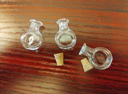 100x Mini-Fläschchen Glas und Kork / Mini bouteille fiole