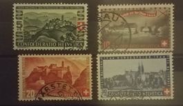 620) 1944 Satz Pro Patria getempelt