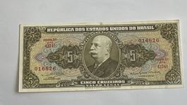 Brasilien 5 Cruzeiros 1953-1959 Uncirkuliert