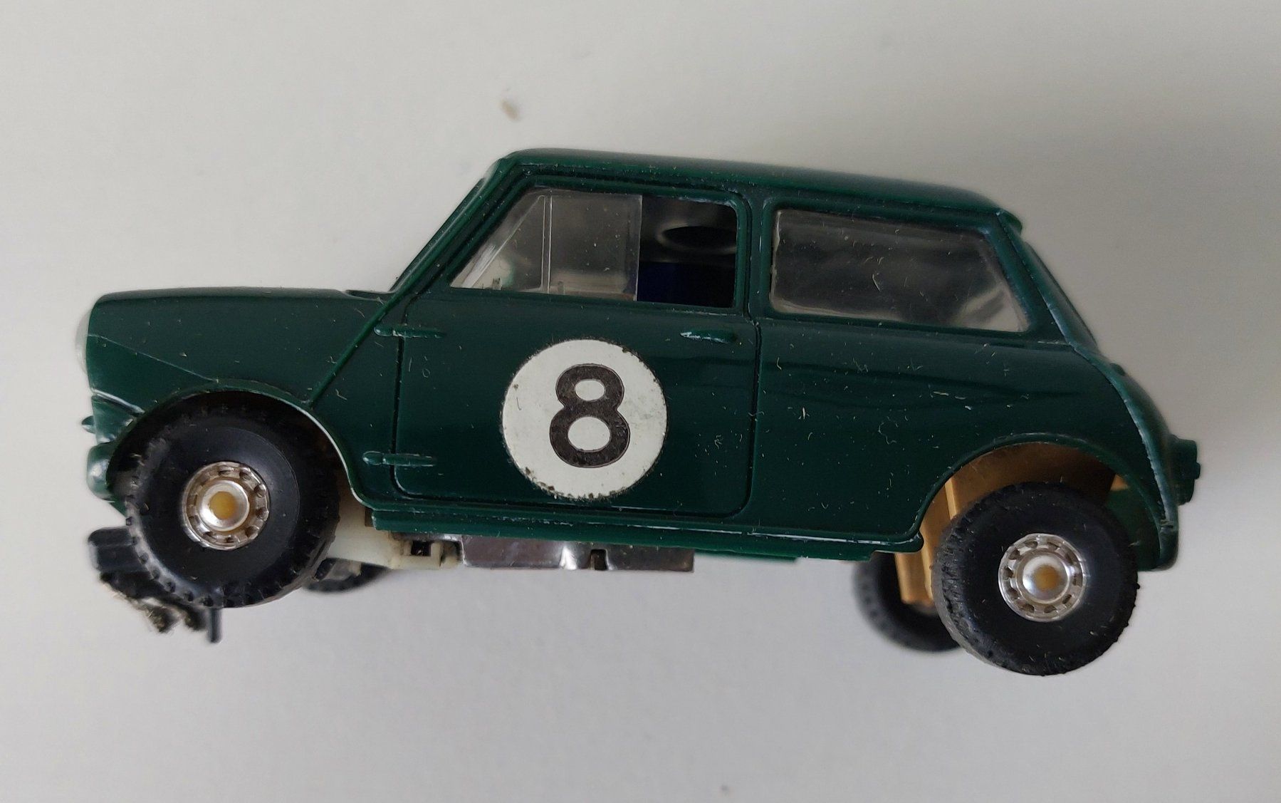 Märklin Piste: SCALEXTRIC C76 Mini Cooper mit Originalbox Slotcar – Usato da Schenkon venduto da Elbarto007 7