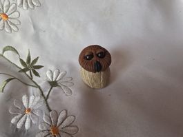 Eule Fkgur Klein Naturstein Handgemacht und einzigartig 