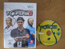 Spiel Top Spin 3 Nintendo Wii mit Hülle gebraucht
