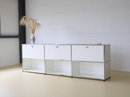 USM Sideboard in Reinweiss, Lieferung & Umbau möglich