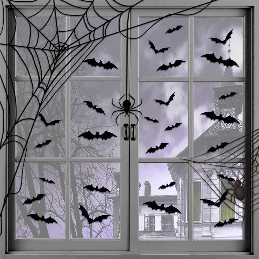 Aufkleber: Halloween Decoration 3D 48 pièces – Neu und originalverpackt aus Gurmels von shopathome 1