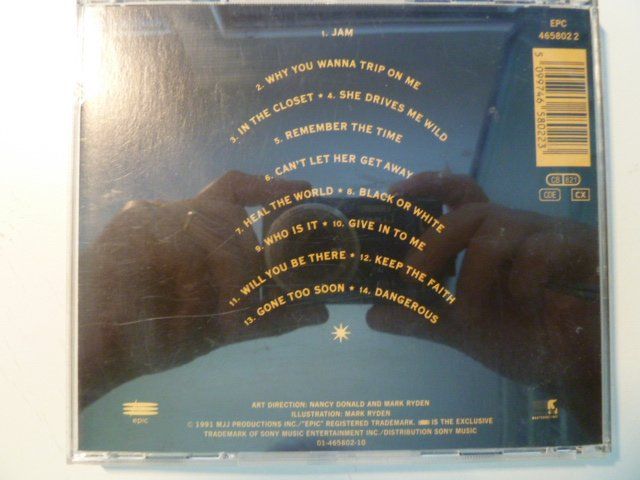 CD: Michael Jackson - Dangerous – Usato da Au ZH venduto da sikoku 2