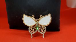 Elegante Vintage Brosche / Anstecknadel - Schmetterling!
