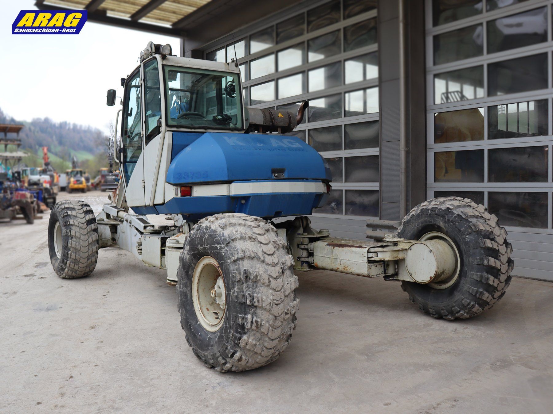 Kaiser Escavatori: Kaiser S2 TF Schreitbagger mit Mäkler Ramme – Usato da Hasle LU venduto da Arag08 4