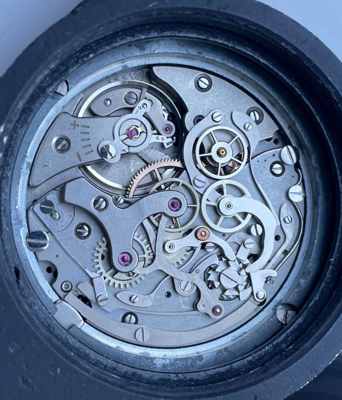 Orologi: Dodane Type 11 Chronograph Borduhr Valjoux 551 restauriert – Usato da Embrach venduto da Canderau 7