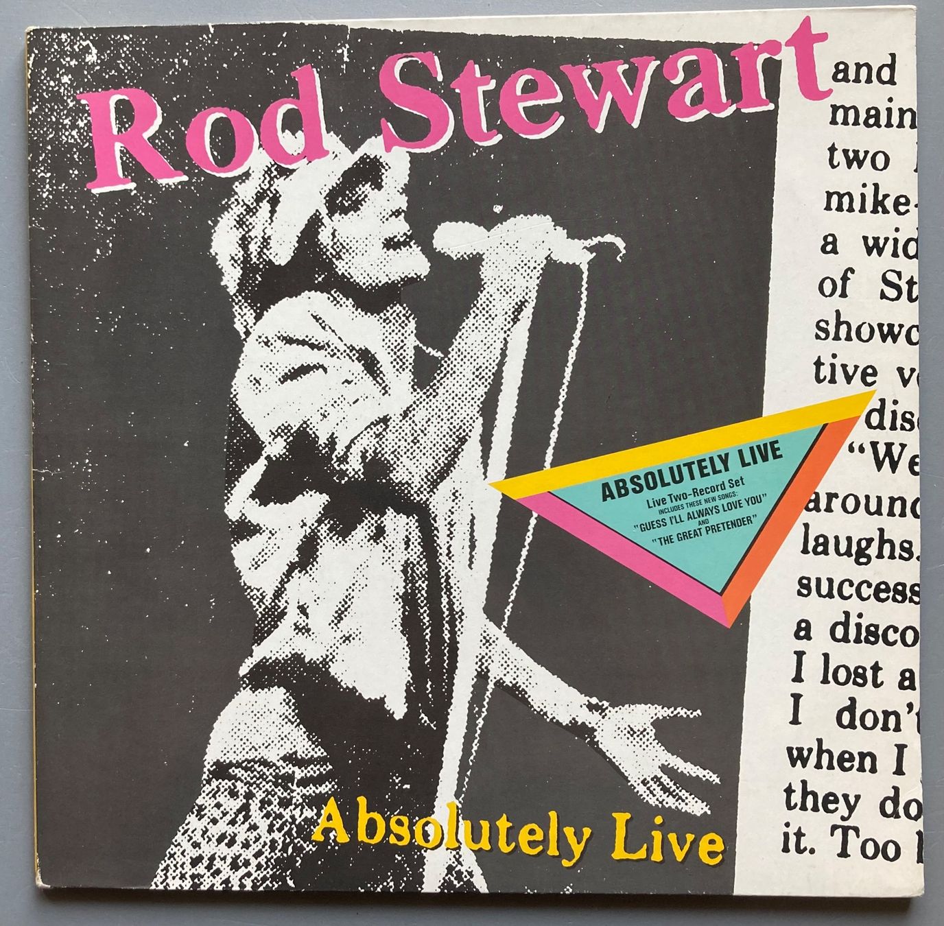 Dischi in vinile: ROD STEWART - ABSOLUTLY LIVE – Usato da Poliez-Pittet venduto da Newtown-Records