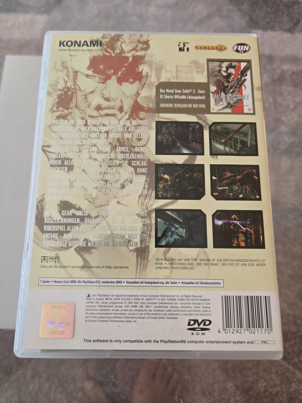 Giochi: Metal Gear Solid 2 PS2 – Usato da Bussigny venduto da Kfdlt 1