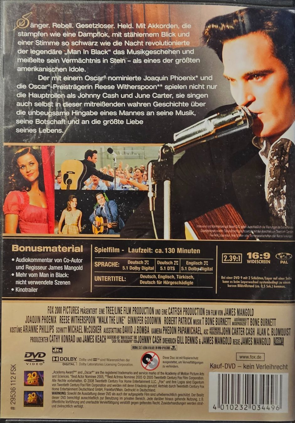 Tous les DVDs: Walk the line – D'occasion à Wahlen b. Laufen par Cg10 1