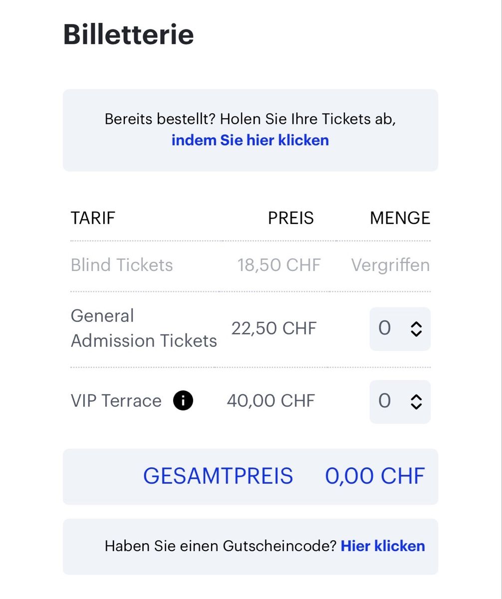 Billets: 2x Tickets Daydance – Neuf avec emballage d'origine à Worblaufen par ste_2qwj 1
