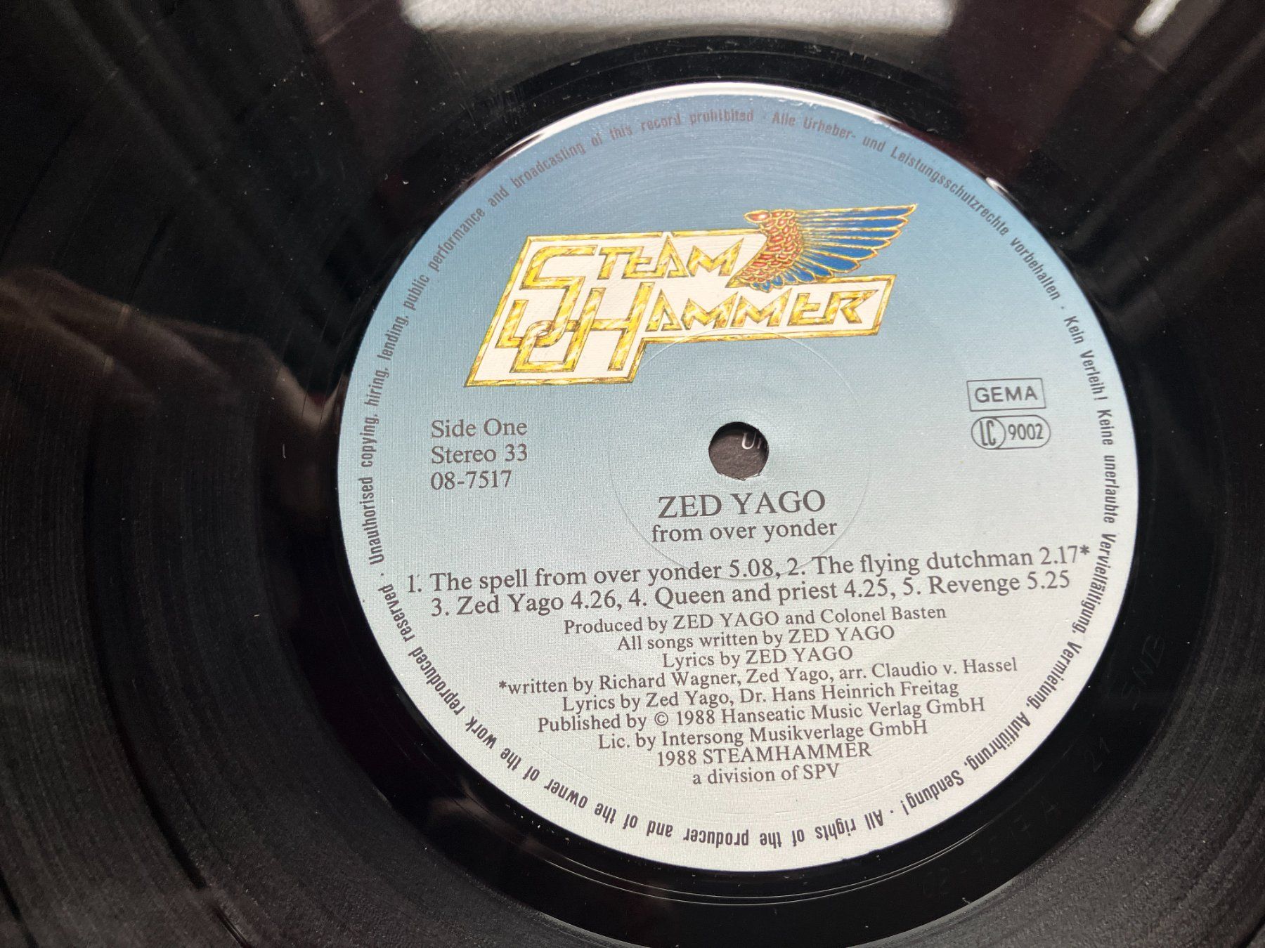 Dischi in vinile: Zed Yago – Usato da Aarwangen venduto da Jukebox3 7