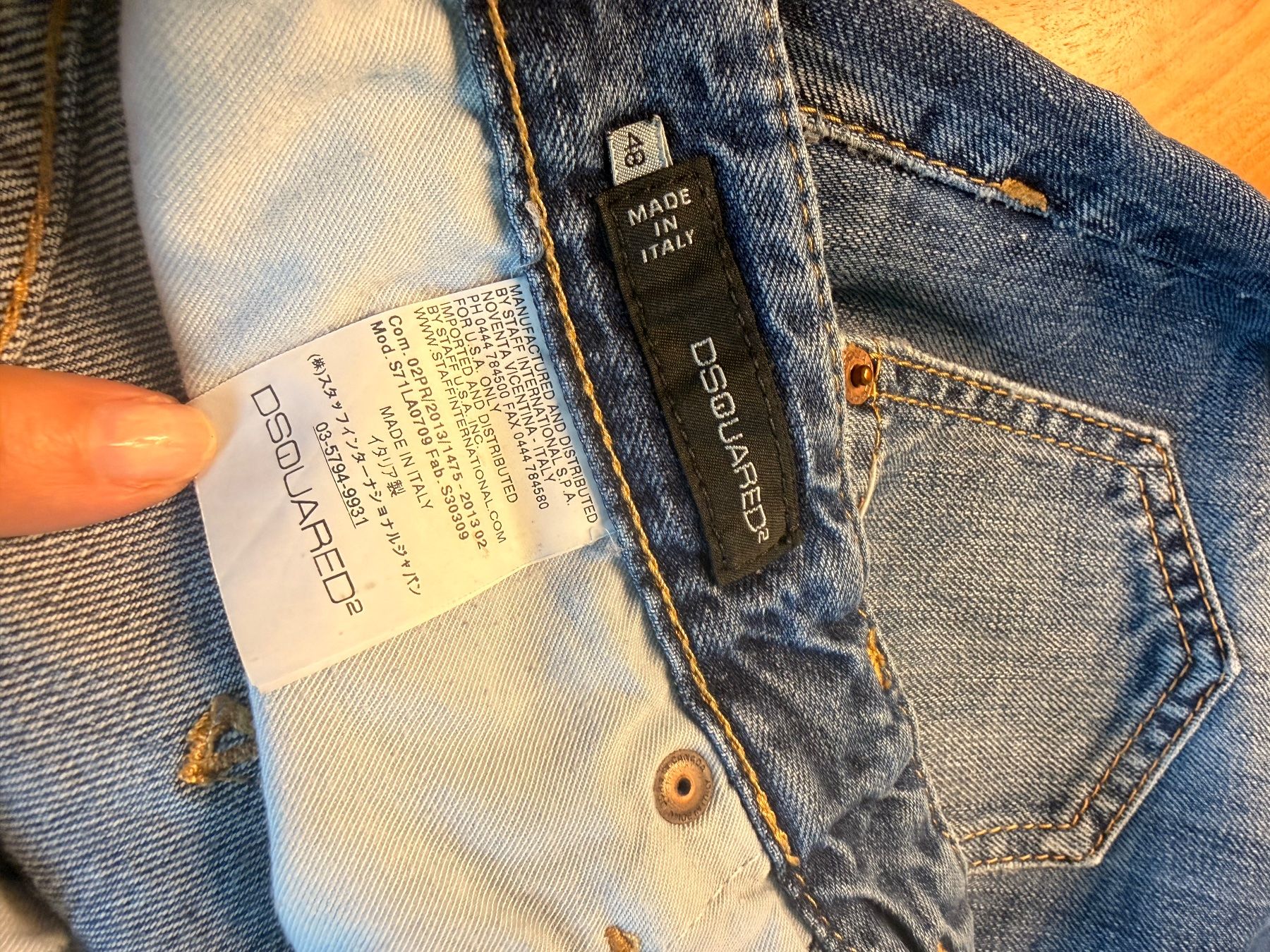 Dsquared2 Jeans: Original DSQUARED2 Jeans Gr. 48 – Usato da Rüti ZH venduto da Maranello9 1