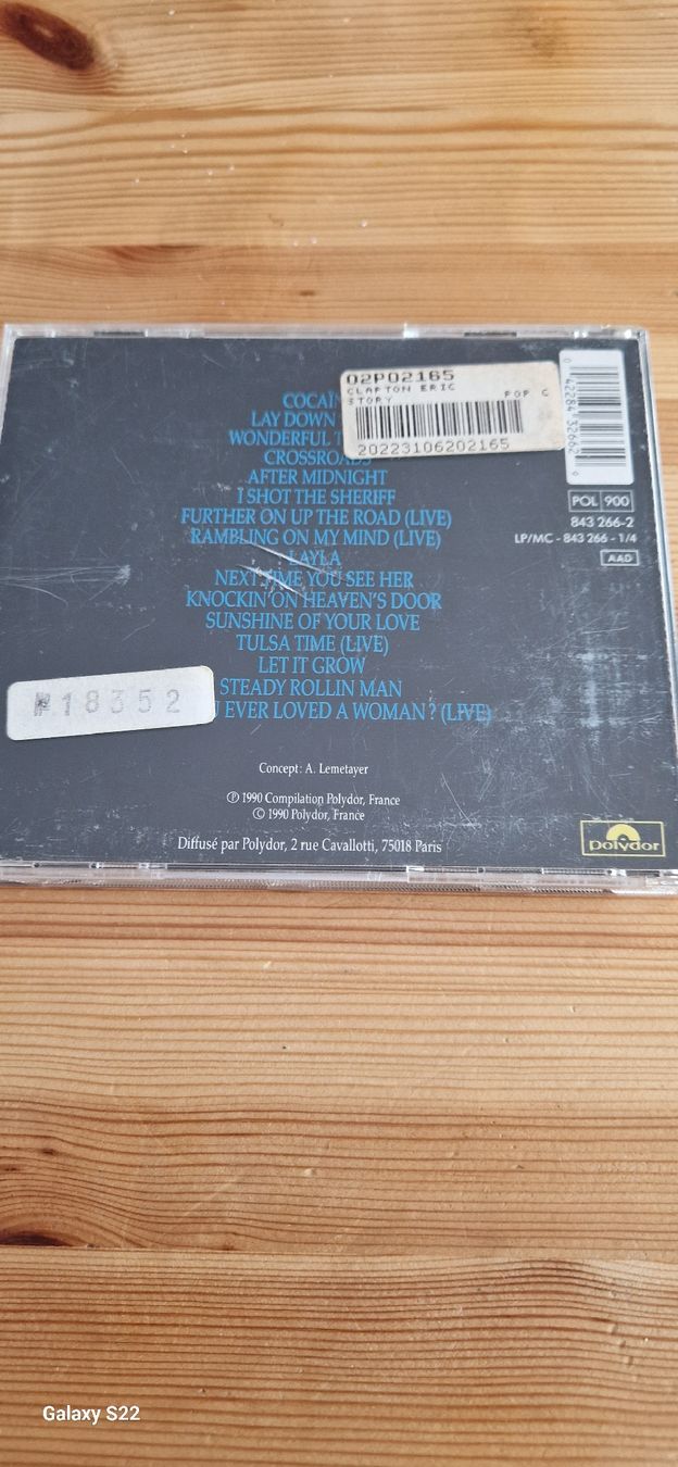 CD: Eric Clapton – Story – Usato da Yvonand venduto da CD-KINGDOM 2