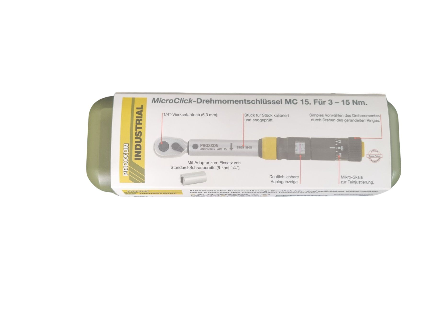 Proxxon Alle Werkzeuge: PROXXON INDUSTRIAL MicroClick-Drehmomentschlüssel – Neu (gemäss Beschreibung) aus Wangen b. Olten von Restwert_Wangen 4
