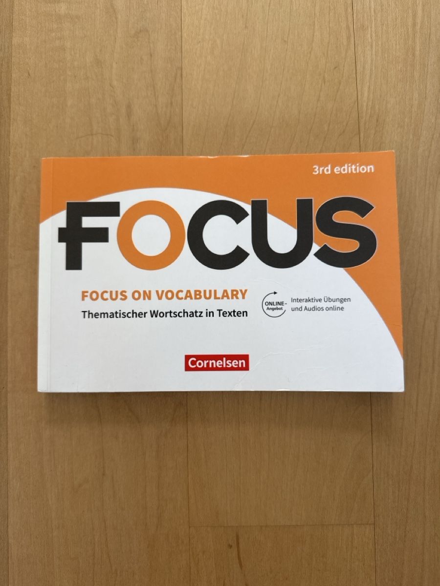 Bücher: Focus on vocabulary 3rd edition – Gebraucht aus Zürich von leo_vm8z