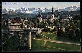 Bern, Historisches Museum und die Alpen
