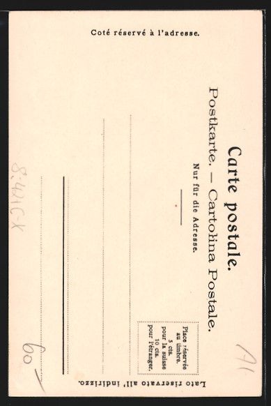 Cartoline postali: Litho Appenzell, Gesamtansicht, Weberinn – Usato da Berlin venduto da bartko-reher 1