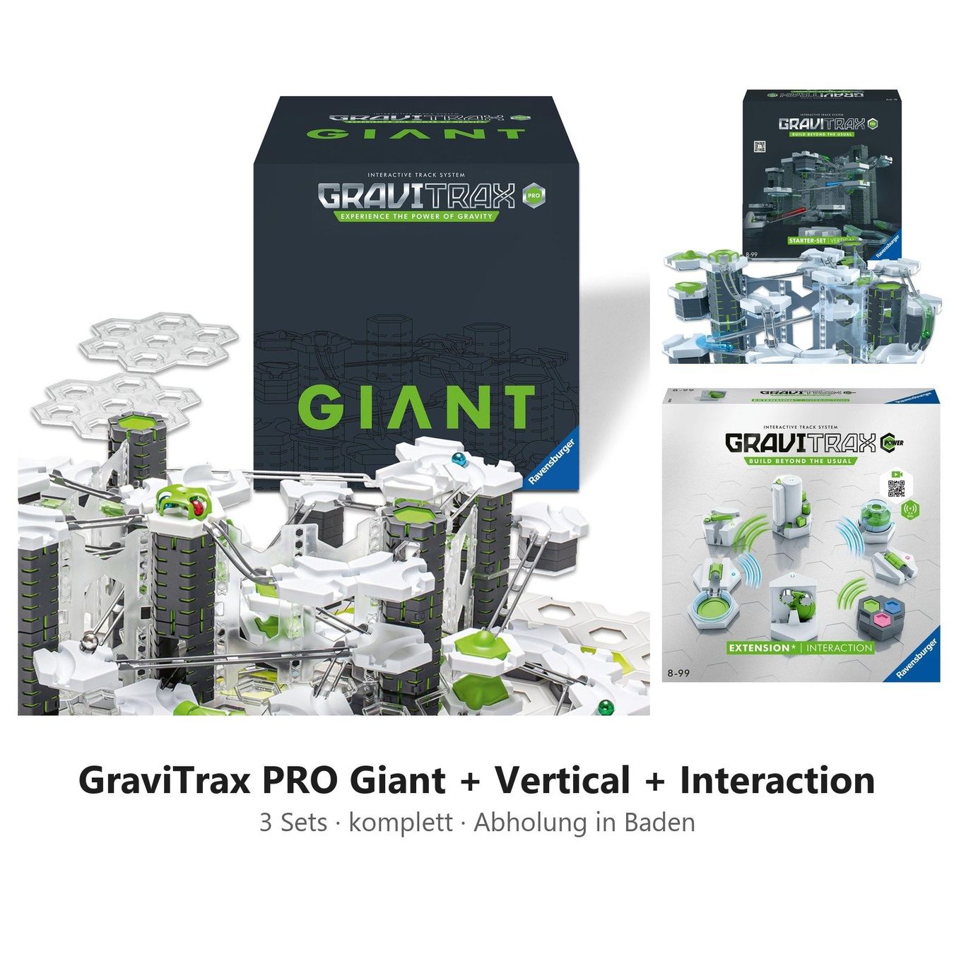 Ravensburger Spielzeuge: GraviTrax PRO Giant + Starter-Set Vertical + Interaction – Gebraucht aus Baden von Stylz91
