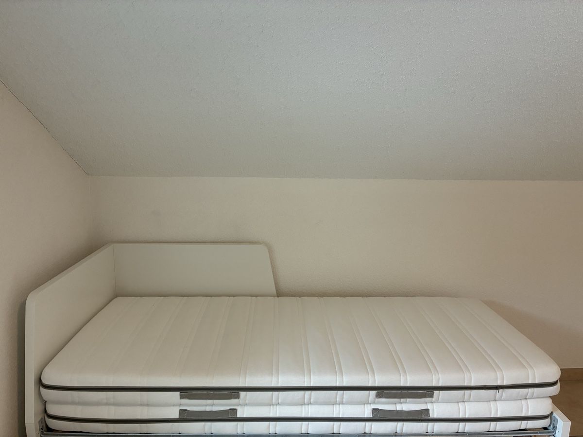 Letti: Lit gigogne blanc avec matelas – Usato da Eclépens venduto da RCC1012 1