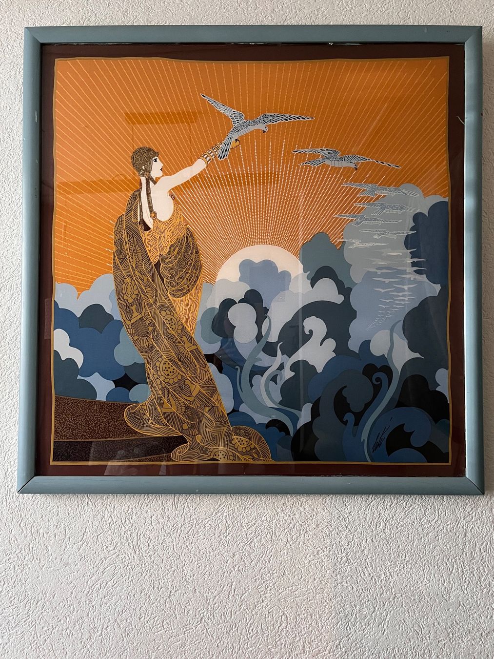 Grafiken & Lithographien: Erté Art Déco femme et oiseaux – Gebraucht aus Zürich von nat_69q2