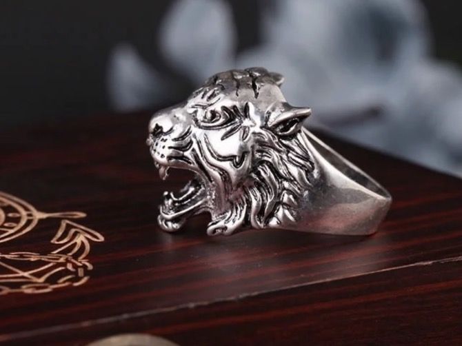 Anelli: Ring mit Tiger ( One Size) / Nr. 22 – Nuovo (secondo la descrizione) da Gams venduto da Mariawicca 3