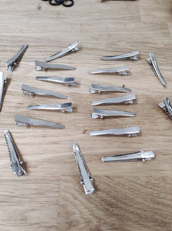 50 Stück Gewellte Haarklammern – Aus Stahl, Bunt, Ca. 5,6 Cm, Für Kreative Frisuren & Accessoires