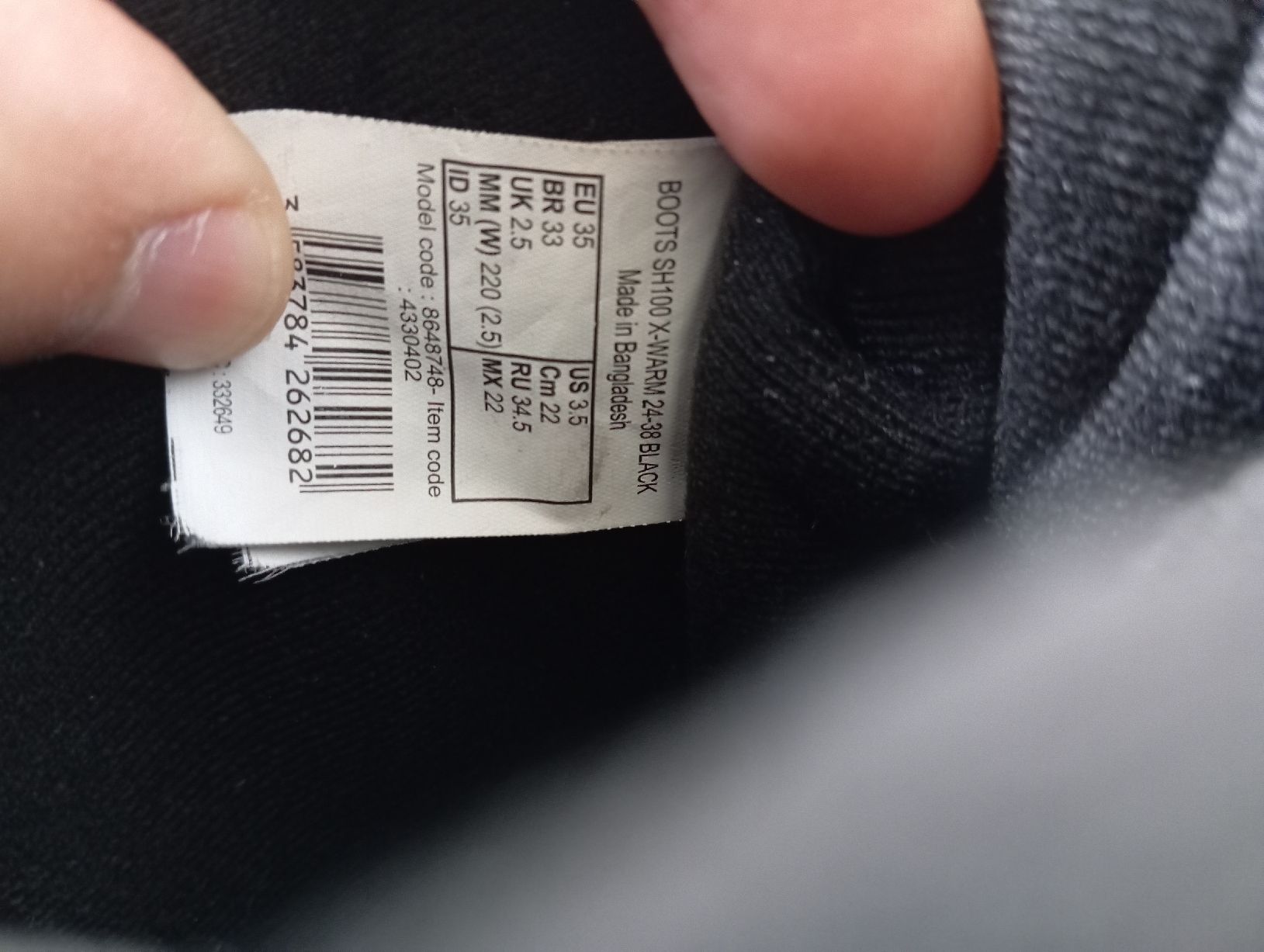 Decathlon Scarpe per ragazzi: Winterschuhe Wasserdicht NR 35 – Usato da Winterthur venduto da Emrh 2