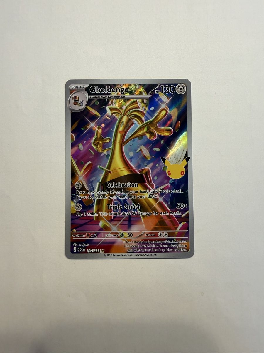 Pokémon Carte collezionabili: Gholdengo Pokemon 30th Celebration – Nuovo (secondo la descrizione) da Näfels venduto da Faiden