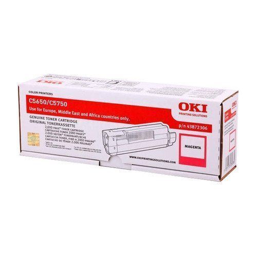Oki Cartucce per stampanti & toner: Original Oki C5650, C5750, 43872306, Toner M – Nuovo e nell'imballaggio originale da Birmenstorf AG venduto da Src_ag