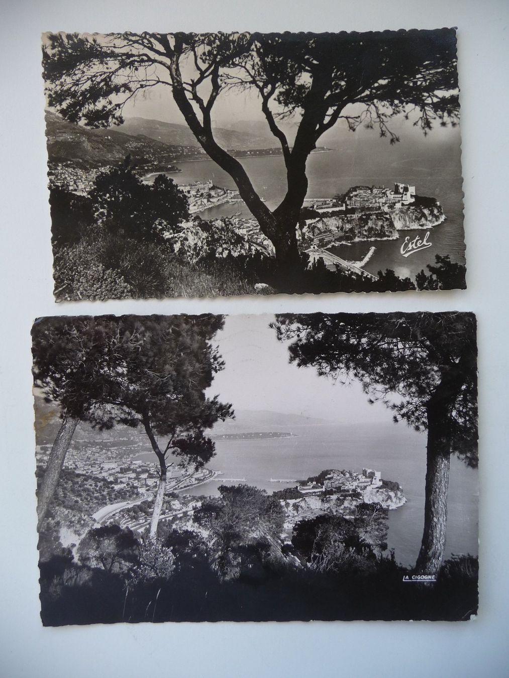 Ansichtskarten: 5 ALTE POSTKARTEN SCHWARZ.WEISS - IMPRESSIONEN VON MONACO – Gebraucht aus Aesch BL von Imoonlight 5