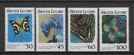 Sierra Leone 1987 Michel Nr. 992,993,994,996 ** K: 27.60 €