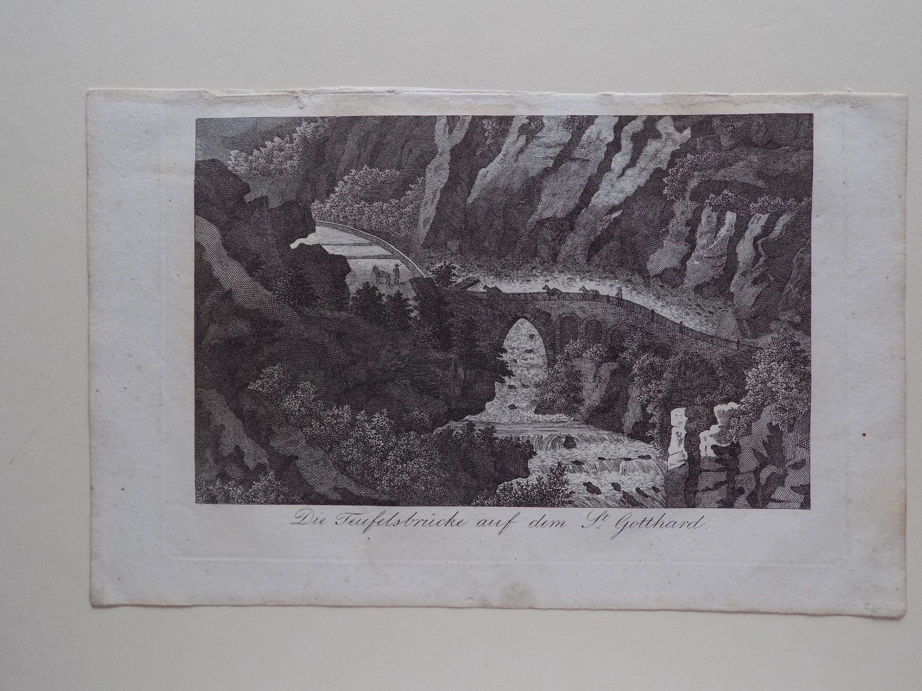 Gravures: Die Teufelsbrücke Uri – D'occasion à Risch par Rischli15