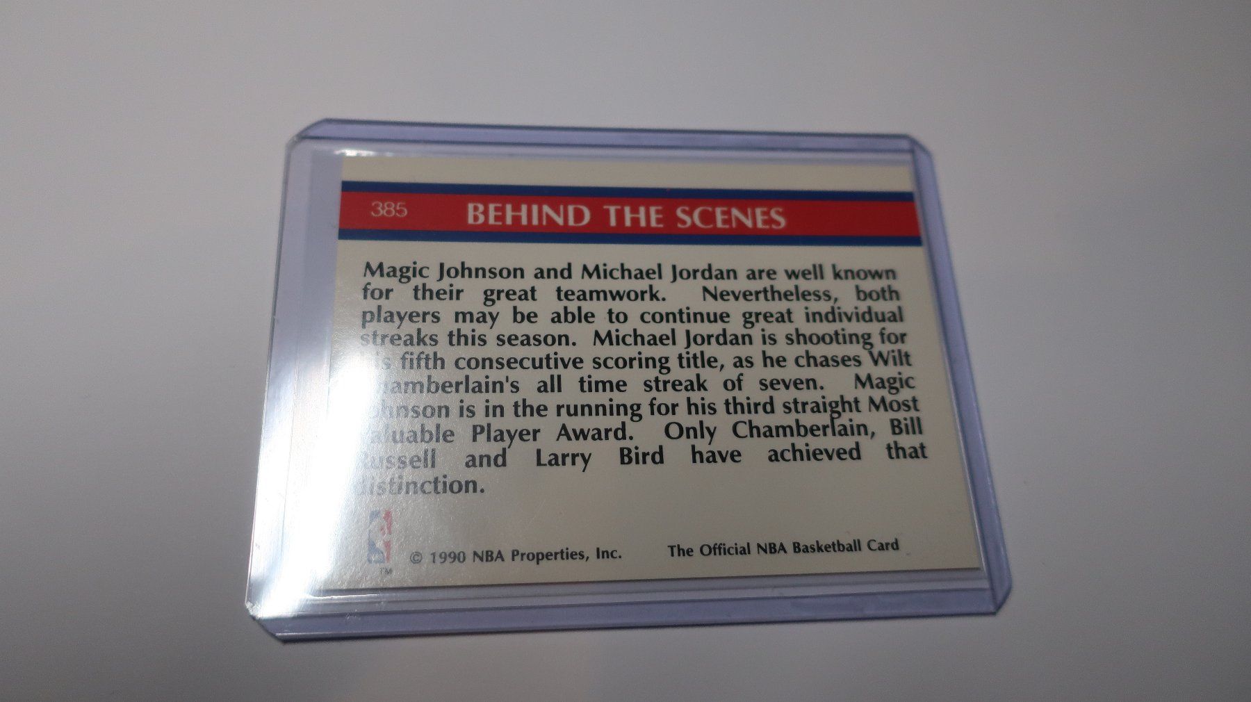 Nba Carte collezionabili: NBA HOOPS SUPER STREAKS Magic Johnson and Michael Jordan 385 – Usato da Cormoret venduto da Pascalll2001 3