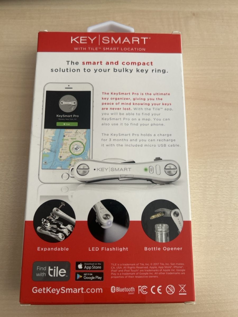 Portachiavi: KeySmart Pro mit Tile Schlüsselfinder, Smart Location. NEU! – Nuovo e nell'imballaggio originale da Aarau venduto da R-O-G-E-R 2