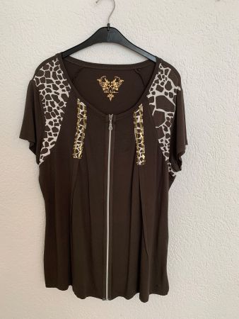 Ulla Popken Shirt Cardigan Jacke Gr. XL