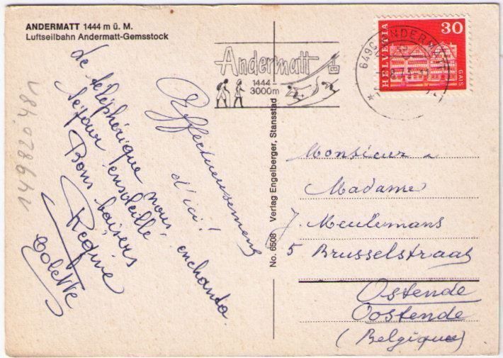 Cartes postales: Andermatt - Luftseilbahn Gemsstock – D'occasion à Binningen par Mountainrider 1