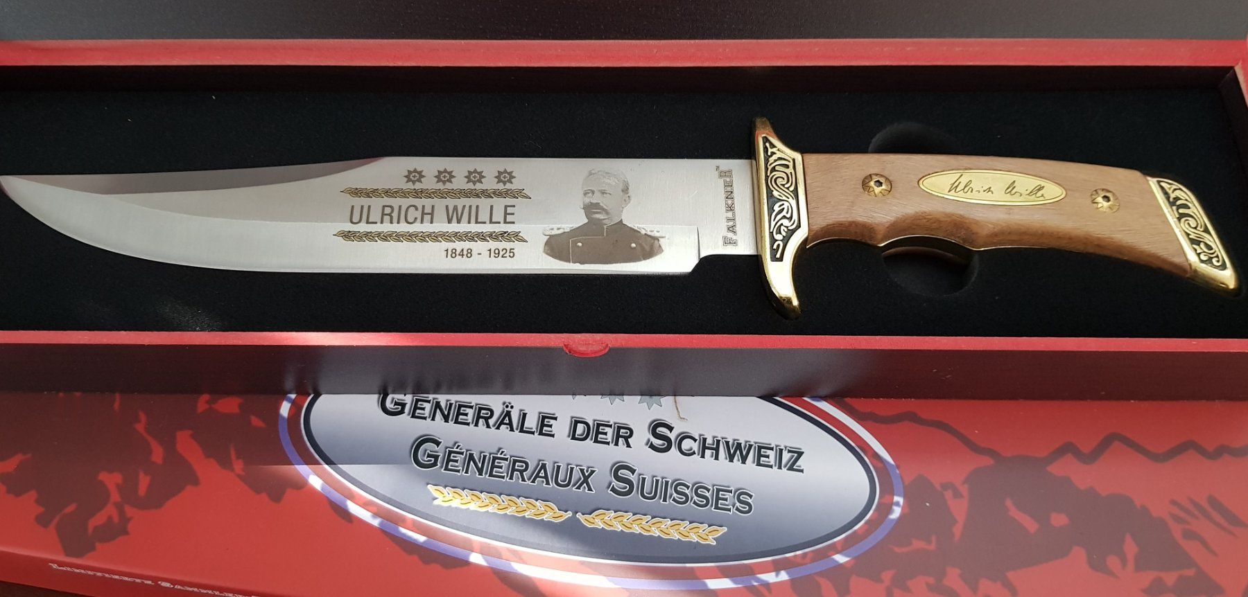 Coltelli: "Generäle der Schweiz" - 4er Messer-Set, limitiert – Nuovo e nell'imballaggio originale da Aesch LU venduto da tooni88 4