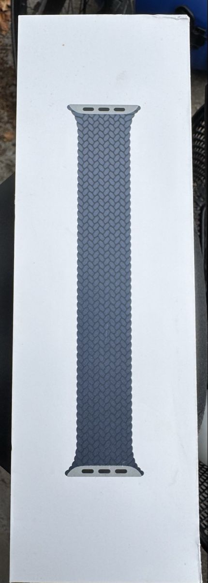 Bracciali & Braccialetti: Apple Watch 45mm Storm Blue Braided Solo Loop Size 7 – Nuovo (secondo la descrizione) da Olten venduto da Chrix_k