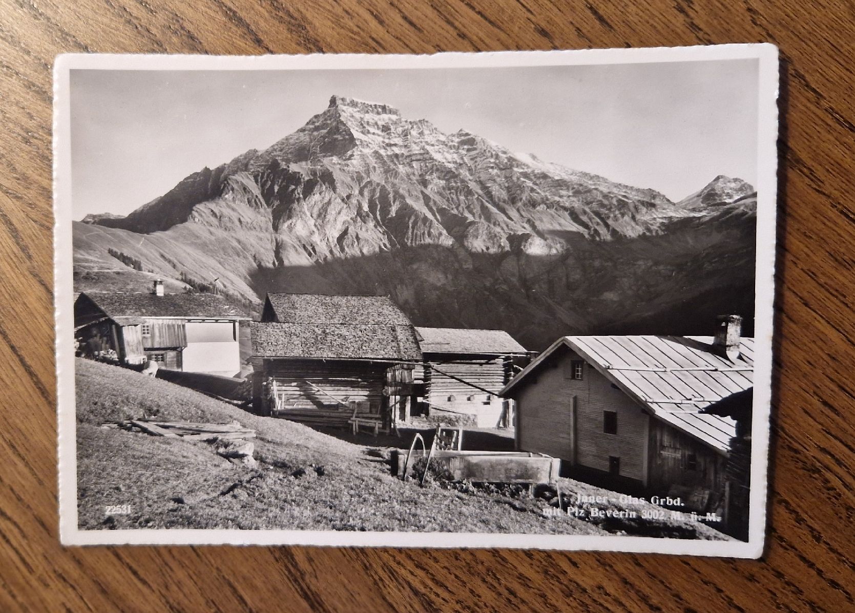 Cartoline postali: Gasthaus Beverin, Glas-Pass – Usato da Ebikon venduto da Donar50
