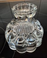 2 Vintage Glasuntersetzer, Teelicht, Topzustand!