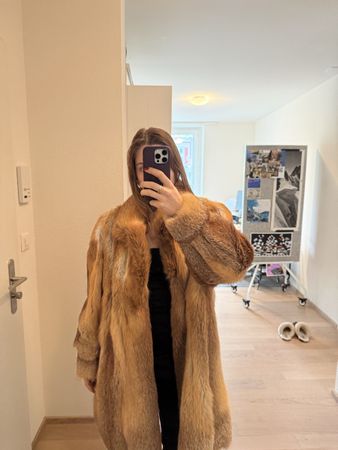 Original fur fox jacket