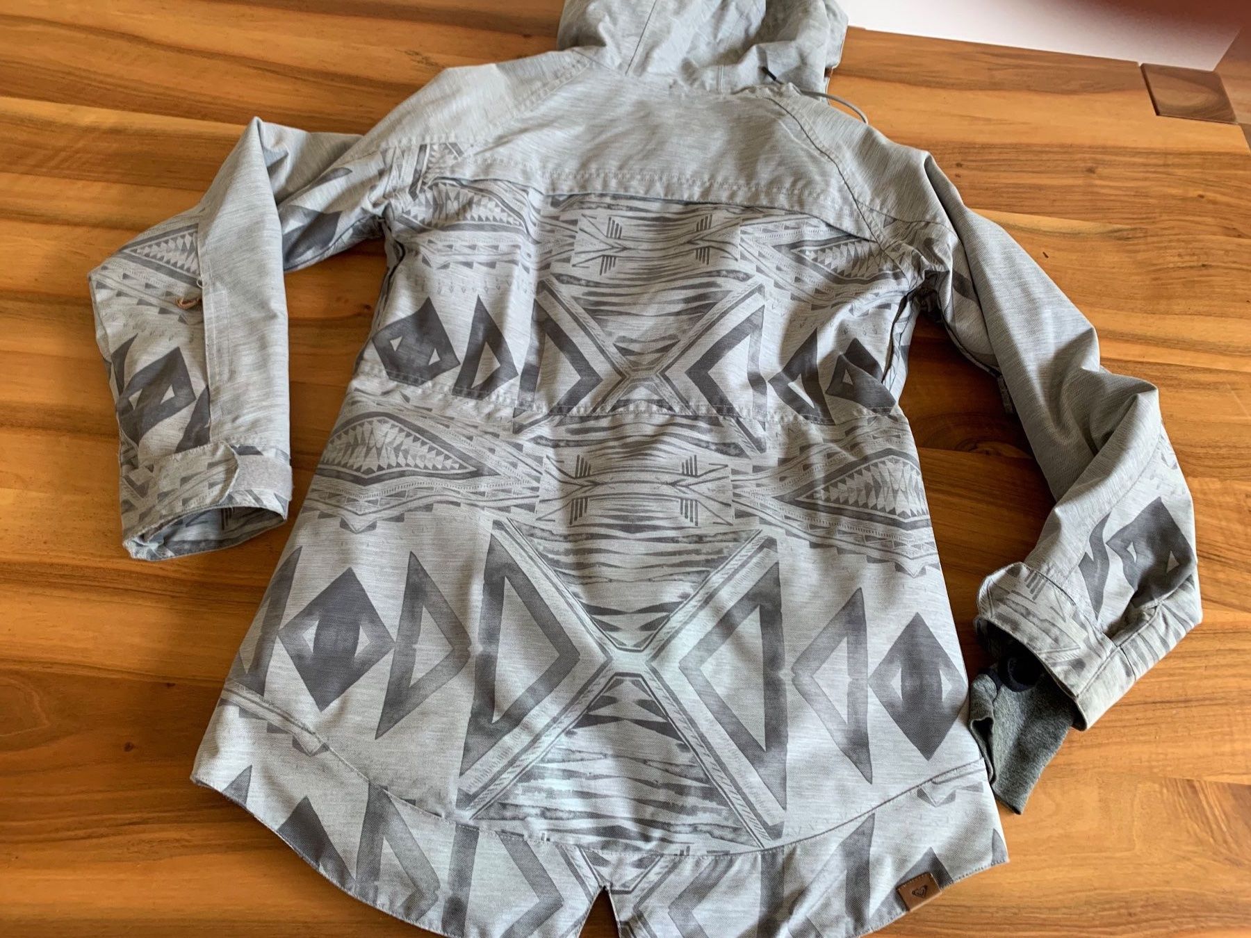Roxy Giacche: Roxy lange Winterjacke DryFlight, Grau gemustert, Grösse S – Usato da Meiringen venduto da Jwash 4