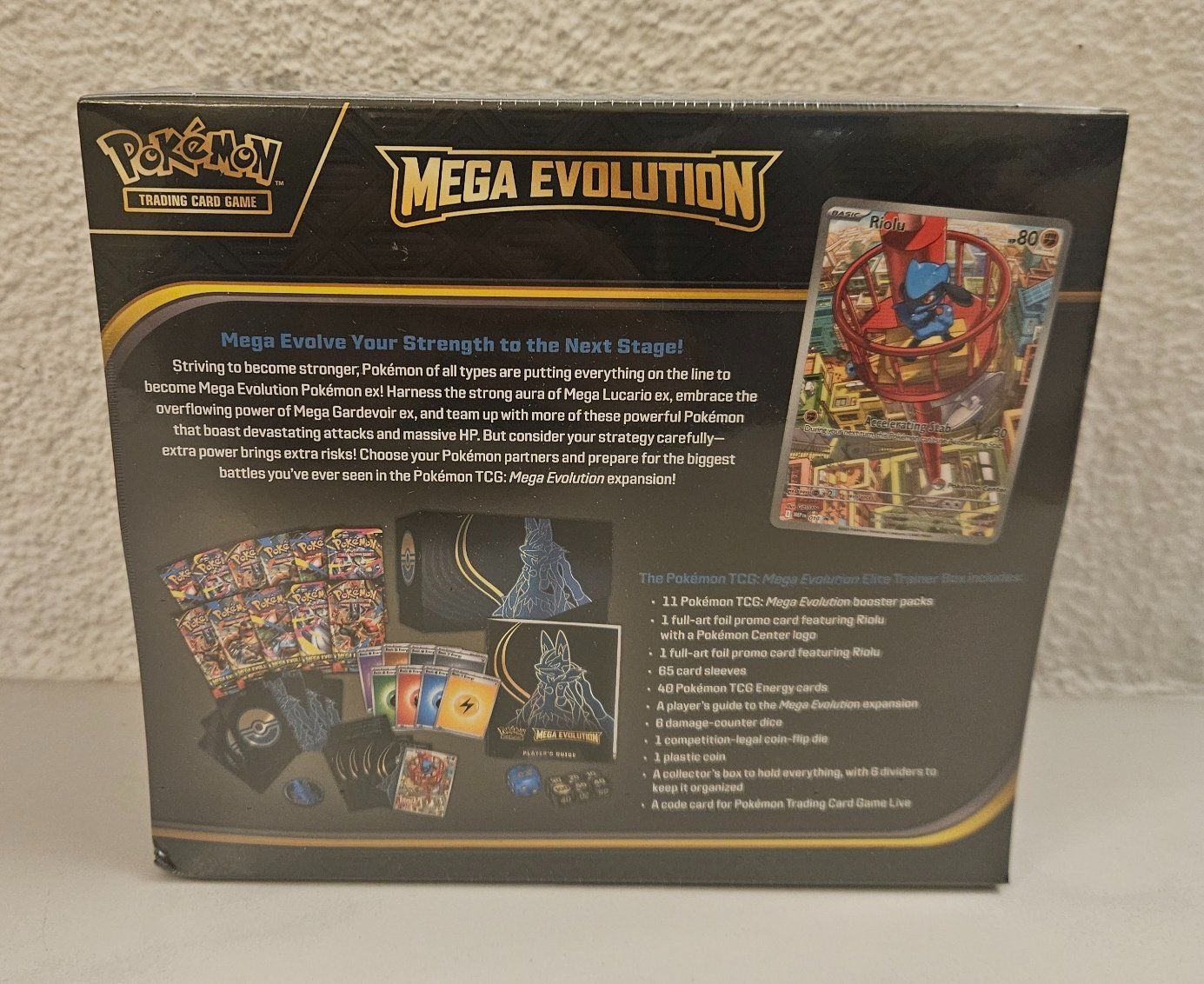 Pokémon Carte collezionabili: Pokémon Center Mega Evolution Elite Trainer Box ETB Lucario – Nuovo e nell'imballaggio originale da Regensdorf venduto da 8Collect 1