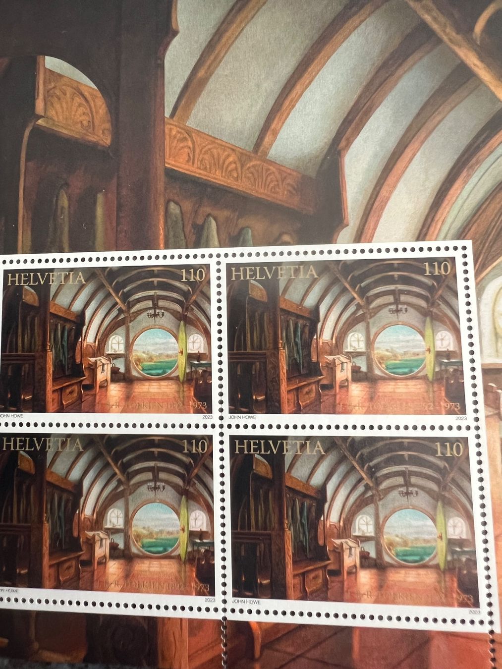 Tutti i francobolli: 4 Bogen zu 4 Briefmarken, Postfrisch. Frankaturware 17,60.- – Usato da Münchenbuchsee venduto da dani1113 4