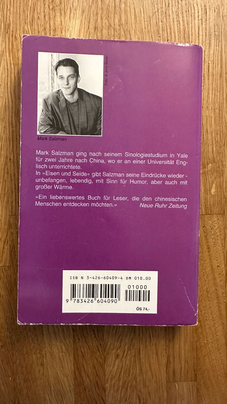 Libri: Buch - Eisen und Seide Mark Salzman – Usato da Winterthur venduto da Secondhand-Family 9